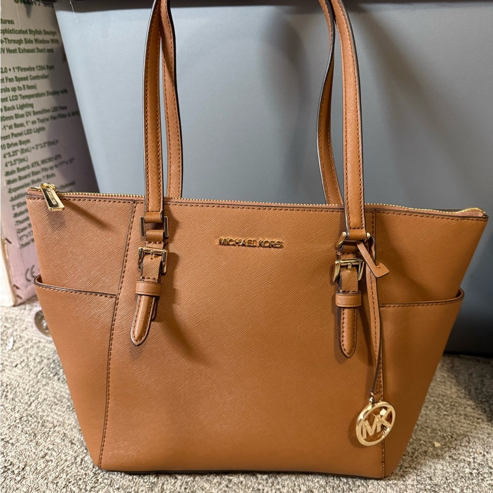 Michael Kors Brown Leather Tote